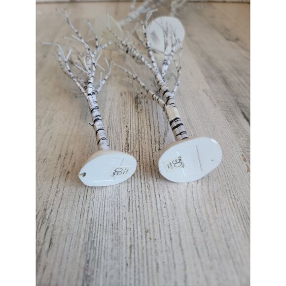 Dept 56 white bare branch Winter tree Village accessory xmas set - Picture 8 of 8